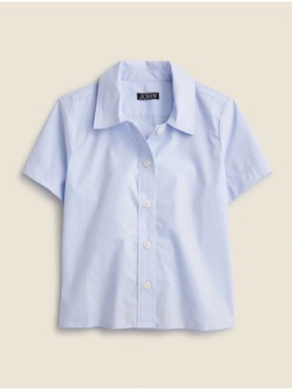 J. Crew Gamine shirt in cotton poplin in periwinkle breeze, size 8